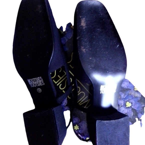 Mootsies Tootsies Black Shoes Size 9 - Picture 3 of 4